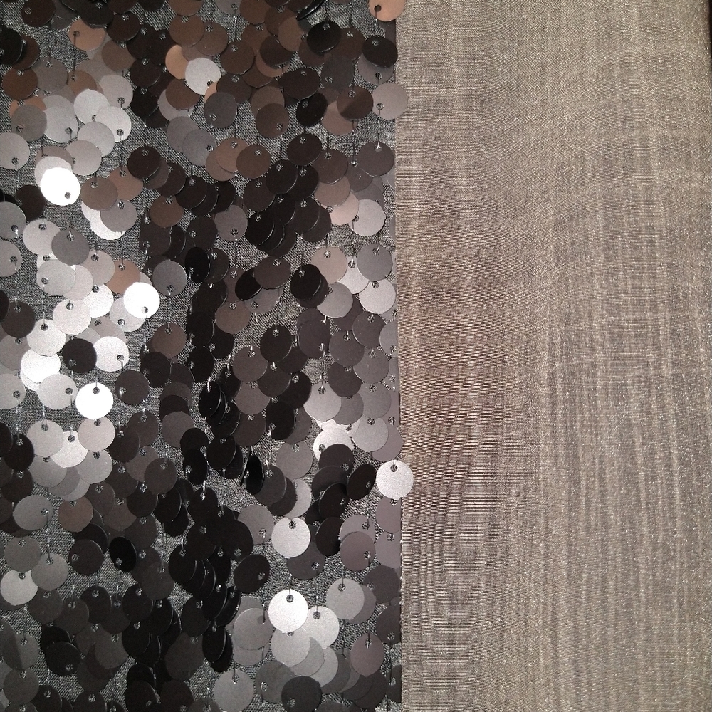 Simply Vera Wang 016 Chalkboard Plaid dress sequin - Picture 8 of 10